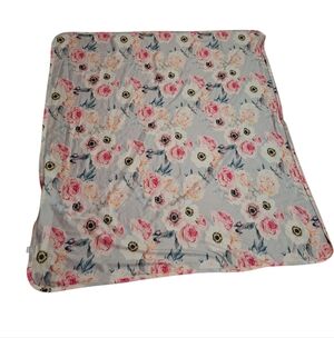 ECO Baby Floral Lightweight Blanket or Throw Shabby Roses Design French Country